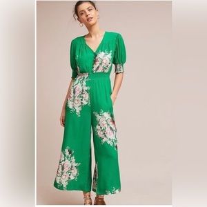 Tracy Reese Anthropologie floral jumpsuit